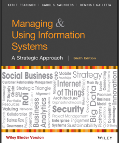 (Solution Manual) Managing and Using Information Systems A Strategic Approach 6th Edition by Pearlson