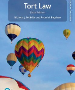 Tort Law 6th edition by Nicholas McBride, Roderick Bagshaw ISBN 1292207833 978-1292207834
