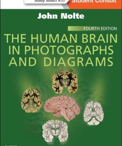 The Human Brain in Photographs and Diagrams 4th Edition by John Nolte ISBN 1455709611 978-1455709618