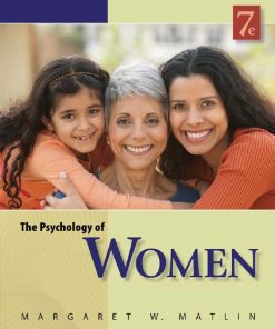 The Psychology of Women 7th Edition by Margaret Matlin ISBN 1133484233 9781133484233