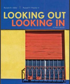 (Test Bank) Looking Out Looking In 15th Edition by Ronald