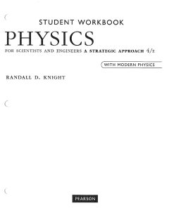 Student Workbook for Physics for Scientists and Engineers A Strategic Approach with Modern Physics