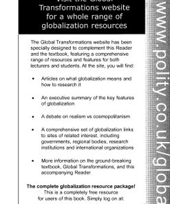 The Global Transformations Reader An Introduction to the Globalization Debate 2nd by David Held, Anthony McGrew ISBN 0745631355 978-0745631356
