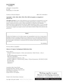 Textbook of Physical Diagnosis History and Examination 6th Edition by Mark Swartz ISBN 1416062035 9781416062035