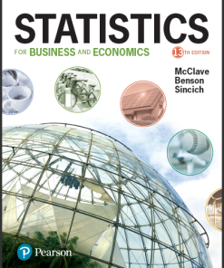 (Solution Manual) Statistics for Business and Economics 13th Edition by James T. McClave