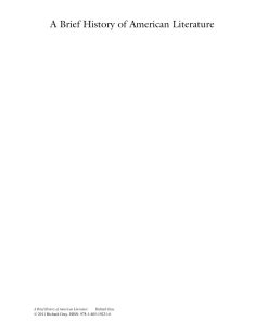 A Brief History of American Literature 1st edition by Richard Gray ISBN 1405192316 978-1405192316