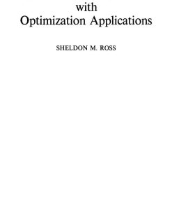 Applied probability models with optimization applications