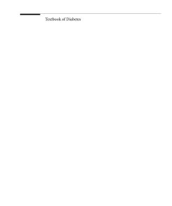 Textbook of Diabetes 5th Edition