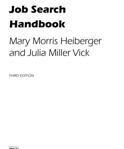 Academic Job Search Handbook (3rd Edition) The