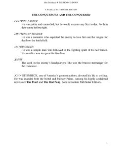 The Moon Is Down 1st edition by John Steinbeck ISBN 1440674136 9781440674136