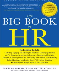The Big Book of HR Revised and Updated 1st edition by Barbara Mitchell, Cornelia Gamlem ISBN 163265914X 9781632659149