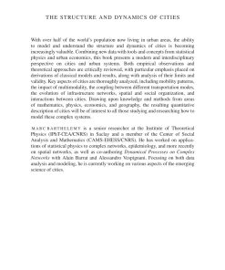 The Structure and Dynamics of Cities 1st edition by Marc Barthelemy 9781316797532 1316797538