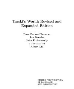 Tarski's World