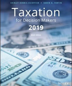 Taxation for Decision Makers 2019 9th Edition