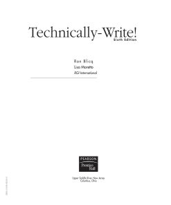 Technically Write! (6th Edition) Spodi